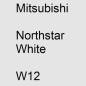 Preview: Mitsubishi, Northstar White, W12.